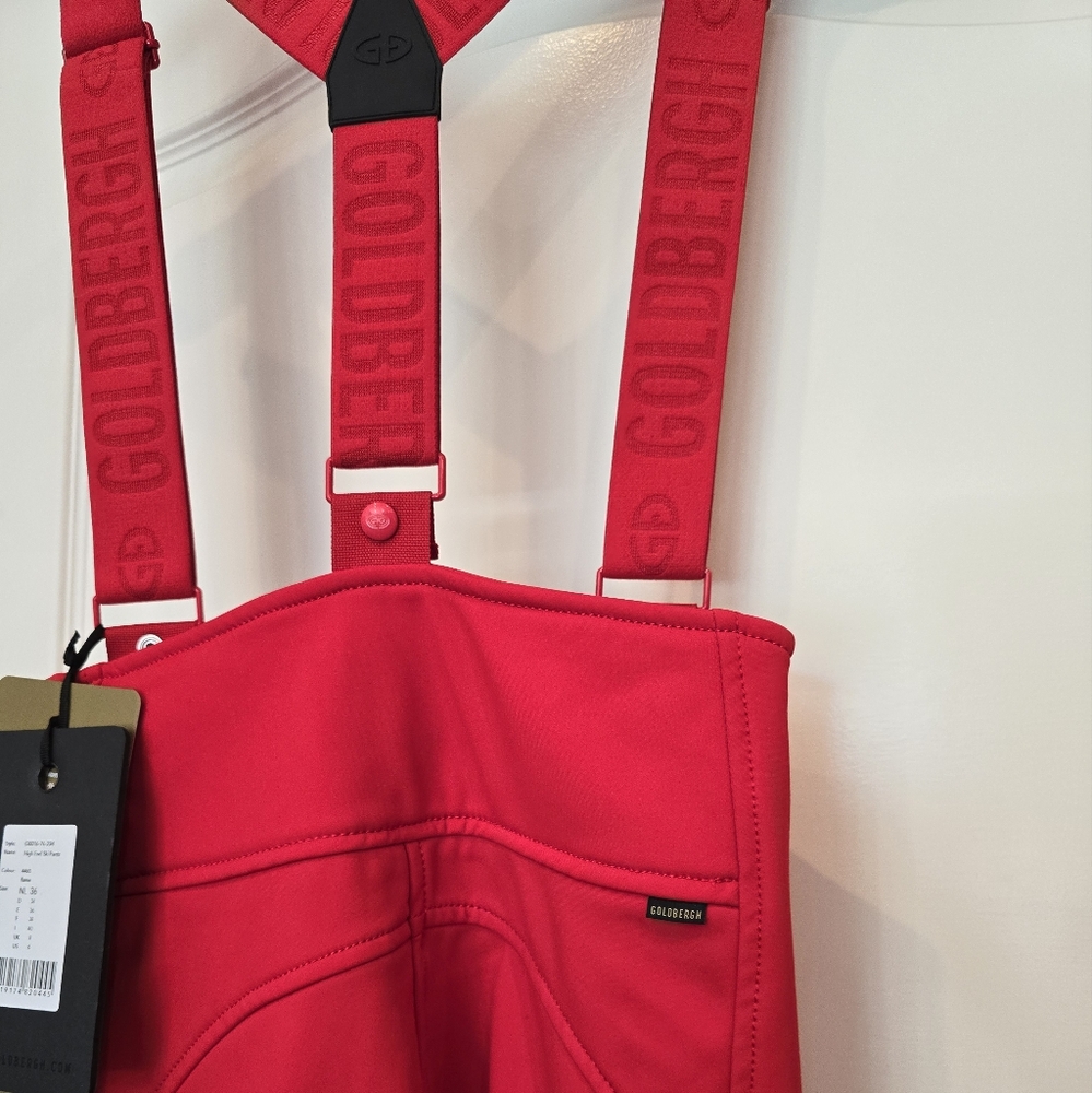 Goldbergh High End Ski Pants Salopette Flame Goldbergh red Ski Pants - Picture 13 of 17
